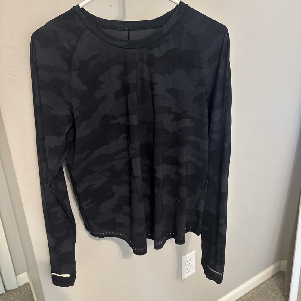 lululemon athletica Dark Camo Long Sleeve Tee